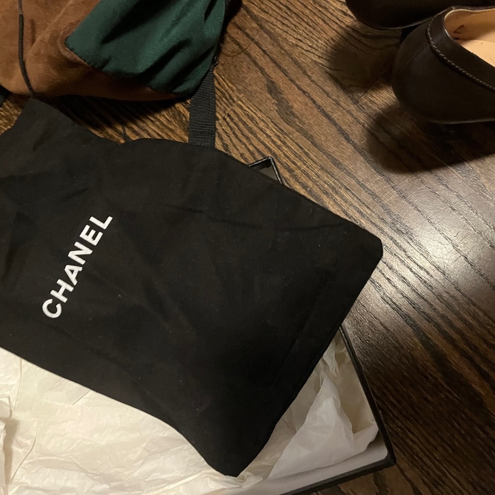 Chanel brown shoes